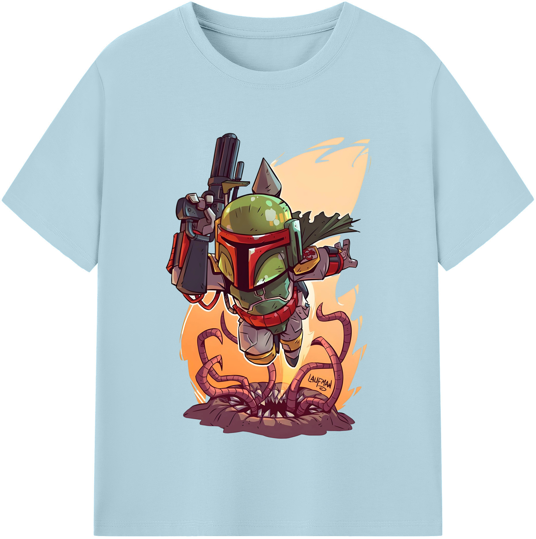 （画像用） スター・ウォーズ Star Wars 綿100％半袖Tシャツ（フロントプリント）